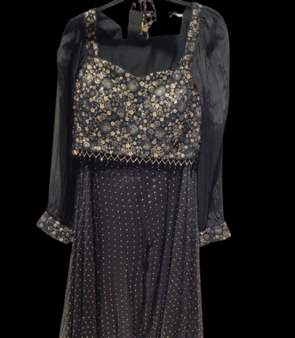 Crop top with Sharara